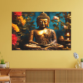 Buddha Wall Art Canvas Print 4 Leinwanddruck
