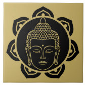 Buddha Wall Art Decor Chakra Dekor Fliese (Vorderseite)