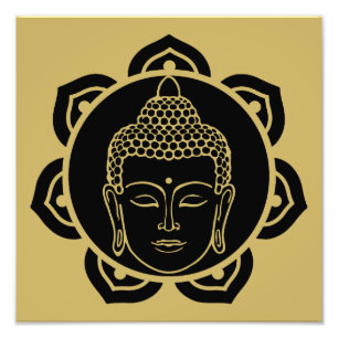 Buddha Wall Art Decor Chakra Dekor Fotodruck