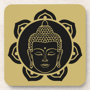 Buddha Wall Art Decor Chakra Dekor Getränkeuntersetzer