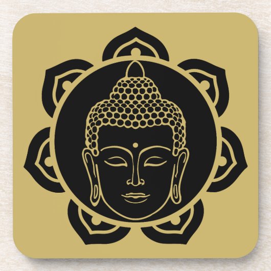 Buddha Wall Art Decor Chakra Dekor Getränkeuntersetzer (Vorderseite)