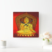 Buddha Wall Clock Quadratische Wanduhr (Zuhause)