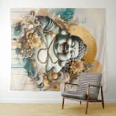 Buddha Wandteppich (Beispiel (Horizontal))