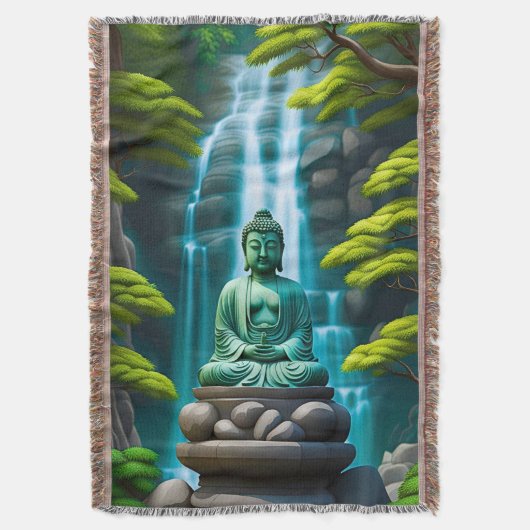 Buddha-Wasserfall Decke (Vorderseite Vertikal)