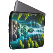 Buddha Wasserfall Laptopschutzhülle (Vorne Rechts)