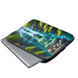 Buddha Wasserfall Laptopschutzhülle