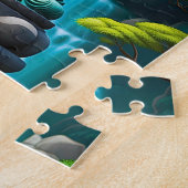 Buddha-Wasserfall Puzzle (Seite)