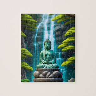 Buddha-Wasserfall Puzzle