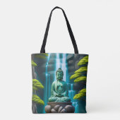 Buddha-Wasserfall Tasche (Rückseite)