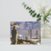 Buddha Watching Seoul Postkarte (Stehend Vorderseite)