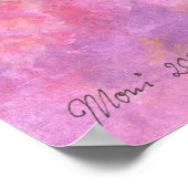 Buddha Watercolor-Malerei Poster (Ecke)