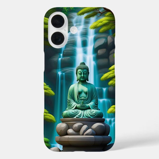 Buddha Waterfall Case-Mate iPhone Hülle (Rückseite)