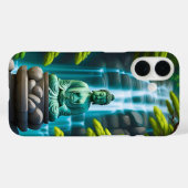 Buddha Waterfall Case-Mate iPhone Hülle (Rückseite (Horizontal))