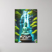 Buddha Waterfall Leinwanddruck (Vorderseite)