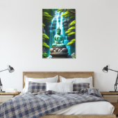 Buddha Waterfall Leinwanddruck (Insitu (Schlafzimmer))