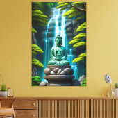 Buddha Waterfall Leinwanddruck (Insitu (Wohnzimmer))