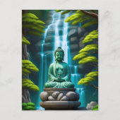 Buddha Waterfall Postkarte (Vorderseite)