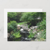 Buddha Waterfall Postkarte (Vorne/Hinten)