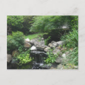 Buddha Waterfall Postkarte (Vorderseite)