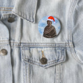 Buddha Weihnachten! Button (Beispiel)