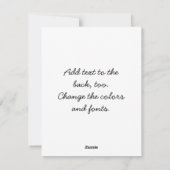 Buddha Weihnachten! Feiertagskarte (Rückseite)