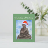 Buddha Weihnachten! Feiertagskarte (Stehend Vorderseite)
