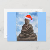 Buddha Weihnachten! Feiertagspostkarte (Vorne/Hinten)