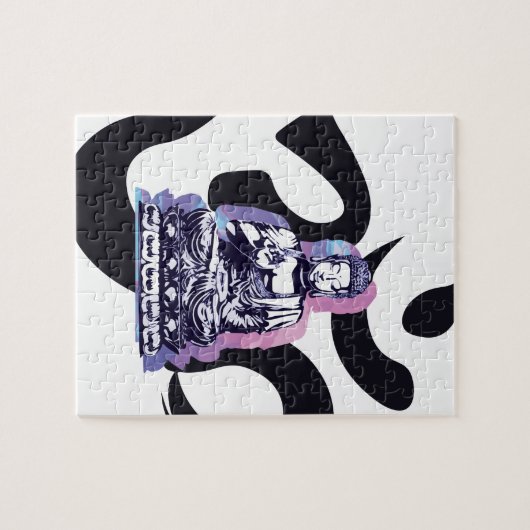 Buddha-Welle 3 Puzzle (Horizontal)