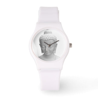 Buddha White Armbanduhr