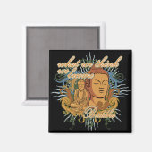 Buddha wird Zitat Magnet (Vorderseite/Rückseite)