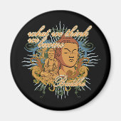 Buddha wird Zitat Magnet (Vorne)