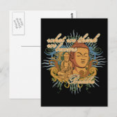 Buddha wird Zitat Postkarte (Vorne/Hinten)