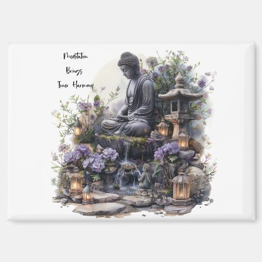 Buddha Wisdom Inner Harmony Magnet (Vorderseite)