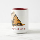 Buddha, wo mit jeder Sippe ein gutes Glück fließt Tasse (Zentrum)