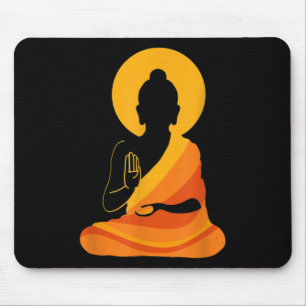 Buddha YingYang Zen Yoga, Relax, Enjoy Life Mousepad