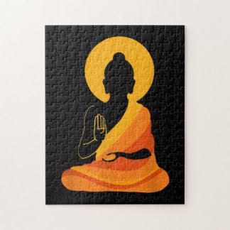 Buddha YingYang Zen Yoga, Relax, Enjoy Life Puzzle