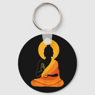Buddha YingYang Zen Yoga, Relax, Enjoy Life Schlüsselanhänger