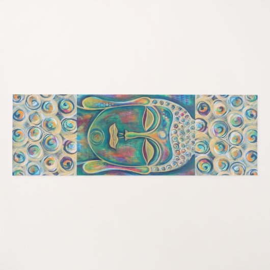Buddha Yoga Mat Yogamatte (Vorderseite (Horizontal))