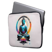 Buddha Zen Art Laptopschutzhülle (Vorderseite Links)