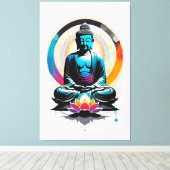 Buddha Zen Art Leinwanddruck (Insitu (Holzboden))