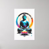 Buddha Zen Art Leinwanddruck (Vorderseite)