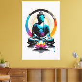 Buddha Zen Art Leinwanddruck (Insitu (Wohnzimmer))
