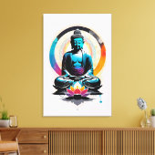 Buddha Zen Art Leinwanddruck (Insitu (Wohnzimmer))