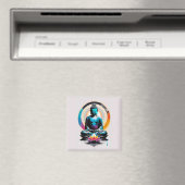 Buddha Zen Art Magnet (In Situ (Geschirrspüler))