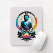 Buddha Zen Art Mousepad (Mit Mouse)