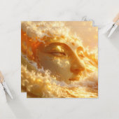 BUDDHA - ZEN-BUDDHISMUS KARTE (Vorderseite/Rückseite Beispiel)
