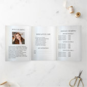 *~* Buddha Zen Foto Logo QR Trifold Broschüre (Innenseite)