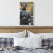 Buddha Zen Garden Peace Canvas Print Leinwanddruck (Insitu (Schlafzimmer))