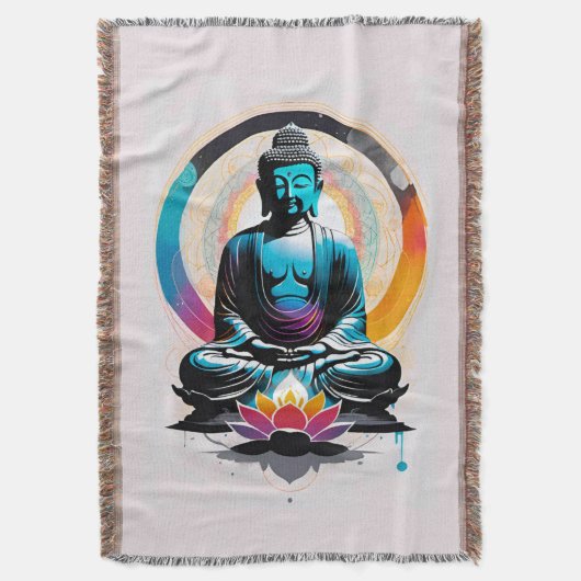 Buddha Zen Kunst  Decke (Vorderseite Vertikal)
