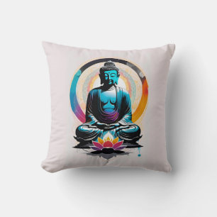 Buddha Zen Kunst  Kissen